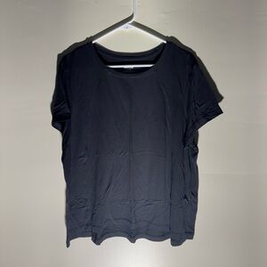 Avia Active Short Sleeve Performance Top Size XXL Black